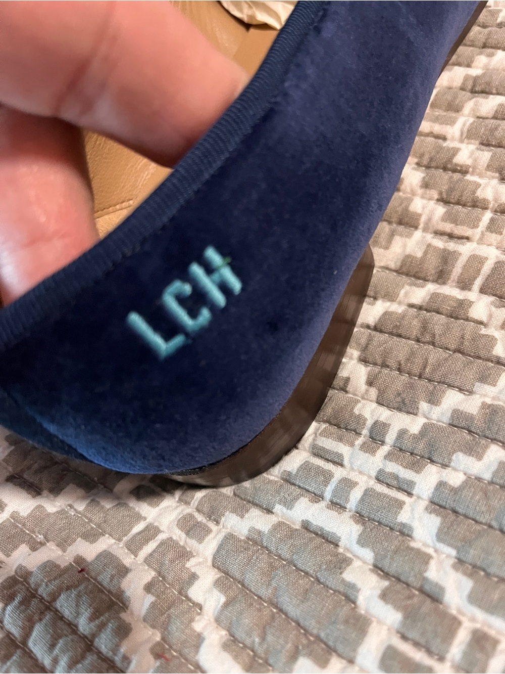 Stubbs & Wootton Navy Velvet  Storm Embroidered Loafers - Picture 8 of 12